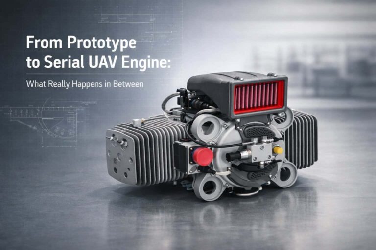Prototype to Serial UAV Engine