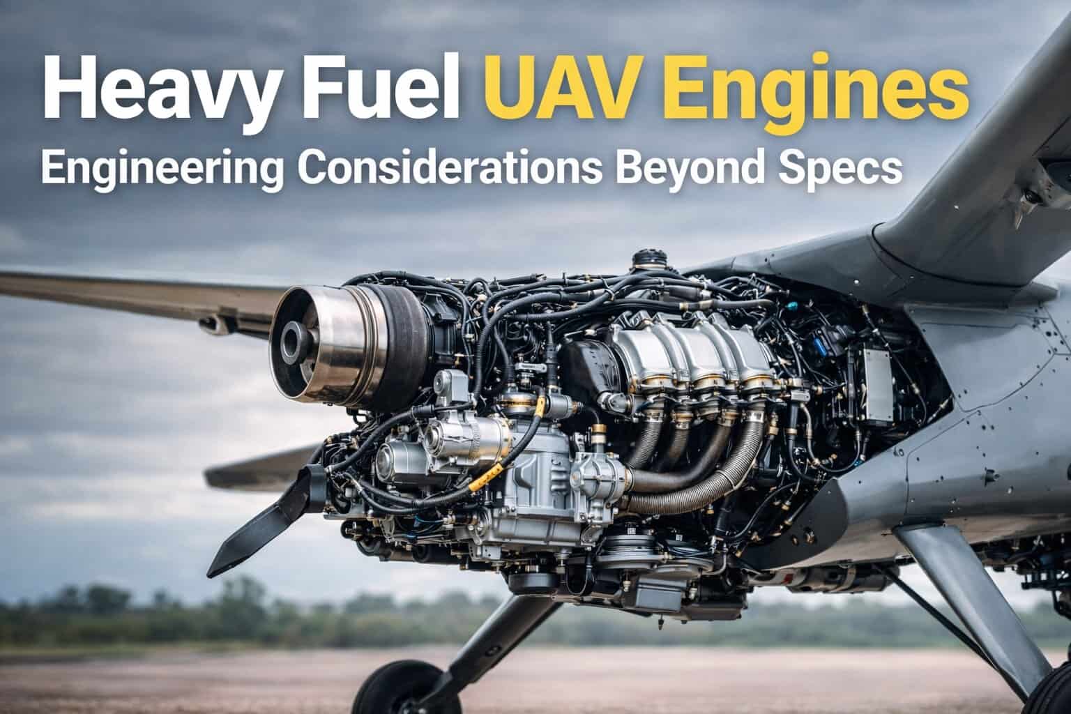 Heavy Fuel UAV Engines